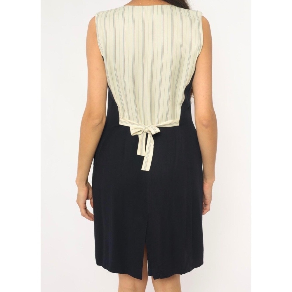 Vintage Liz Claiborne Double Breasted Sheath Dress with Gold Button Details